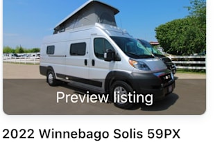 2022 Winnebago Solis PX59