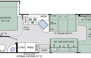 Dream RV Fully Stocked Fourwinds 26B Sleeps 6-8