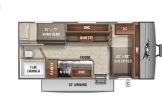 2021 Jayco 174BH Baja Edition w/solar and bunks