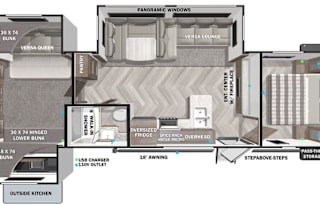 DELIVERY ONLY!! 2021 Forest River Wildwood 31KQBTS
