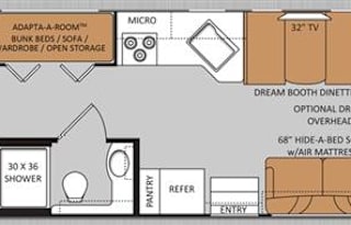2015 Windsport 34J Bunkhouse Motorhome