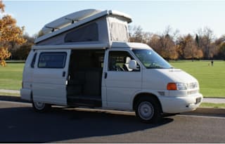 VW Eurovan: sleeps 4 drives like minivan + 22 MPG