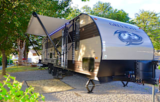 2017 Grey Wolf 26 FT Double Bunk House at Riverstone Campground in Townsend TN