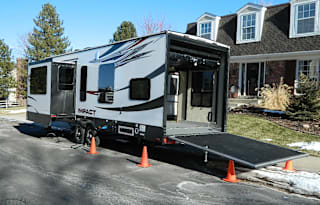 Harley Hauler with Motorcycle Wheel Chocks
