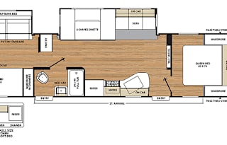 Huge Bunkhouse with 2 Slides - Great Family Camper