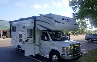 Pickup 7 AM, Drop 7 PM. Old but well maintained RV