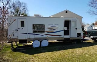 Luxury travel trailer