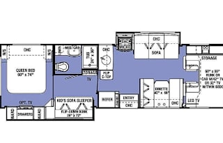 Spacious Family Friendly Forest River Sunseeker