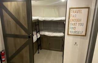 Huge Surveyor with bunk room and barn doors!