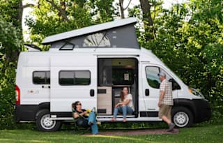 No expensive RV parks needed, Fits in parking spot
