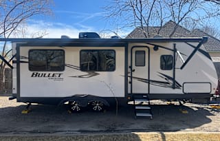 "Happy Camper" Family Travel Trailer