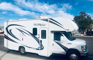 Home on wheels.