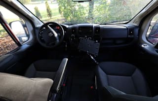 The Vansion - A red van that's just the right size