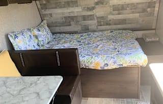 The cozy family travel trailer
