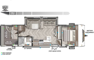 2022 Forest River RV Wildwood X-Lite T273QBXL