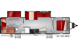 2020 Cruiser Shadow Cruiser 325BHS 2 A/C units