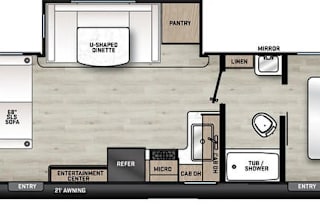 2024 Coachmen Catalina Travel Trailer with bunks