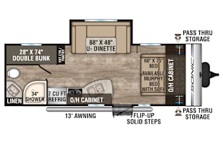 Easy Pull! 1/2 Ton Towable! Gorgeous Interior! Bunks!