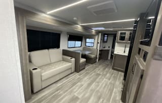 His and Her BathRooms--2024 Grand Design 321BH