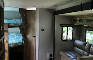 Glamping Camping  Coachmen Travel Trailer 30"