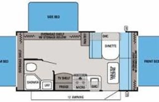 2014 Jayco Jay Feather Ultra Lite X18D, Hybrid