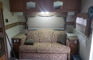 Triple A getaway trailer (Amy, Alf, and Alex)