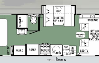2018 Forest River RV Forester MBS 2401R