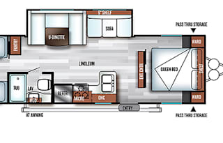Indoor/outdoor kitchen 2bdrm bunk house
