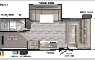 2021 Forest River RV Wildwood FSX 178BHSKX