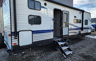 Lynn and Cassies Home Away from Home Camper.