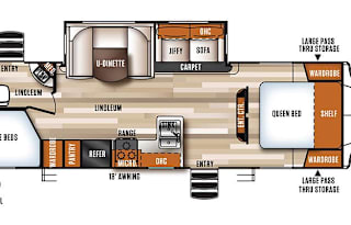 2017 Forest River RV Vibe 272BHS