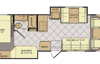 2015 Storm 32' BunkHouse Class A - Lots of sleepin