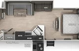 2021 Forest River Cherokee Grey Wolf 26DBD