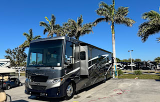 Luxury Class A Diesel Toy Hauler with everything!