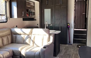 "Pooh" our wonderful fifth wheel toy hauler