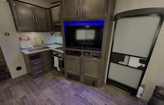 Kayla and Justin's King bed camper