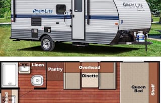 2020 Gulf Stream Super Lite 199RK  Sleeps 4-6!