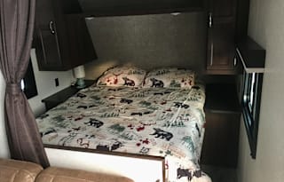 “Wanderhaven” is our 2018 Jayco 26’ Bunk House