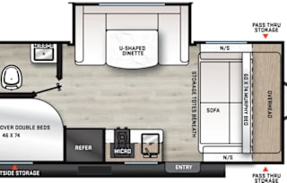 2023 Forest River RV Aurora 18BHS