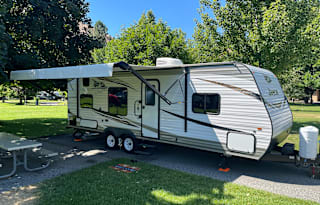 **Family Bunk House Delivered to Your Campsite**