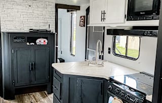 Fun Semi Modern Travel Trailer