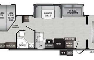 Keystone Passport 3400QD - Sleeps 14