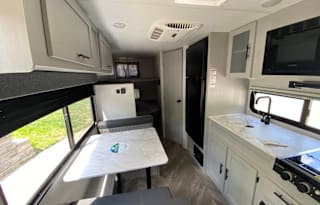 Ditch The Tent! 2021 Salem family bunkhouse.
