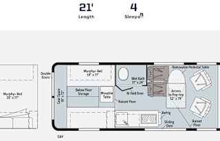 2021 Solis 59PX  seats/sleeps 4, w/ Generator +A/C