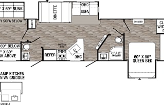 Perfect kids camper! 2 Baths & Washer! Sleeps 9+