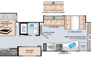 Family Friendly Luxury RV - Sleeps up to 8 Guests
