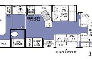 2020 Forest River RV Sunseeker 3050S Ford