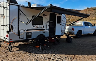 "The Ross"  cozy 2022 rockwood geo pro 19FD