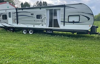 Big, bright, modern home on wheels