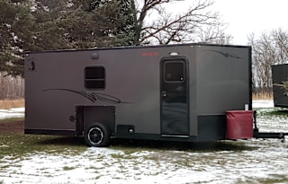 2015 Outdoor Getaway Rec Trailers 16” Basic 4 man Sleeper V Fish house